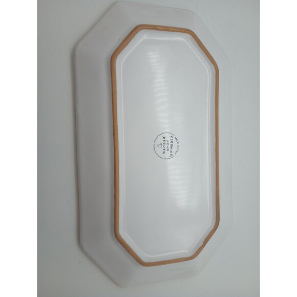 Nova Deruta Platter Tray Octagonal Rectangle Ricco Italy - Picture 5 of 6